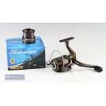 Shakespeare Omni 40FD spinning reel and spare spool with folding handle^ appears in good condition