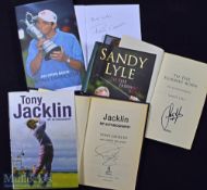 Collection of British Open Golf Champions signed books (3) - Tony Jacklin “My Autobiography” 1st ed.