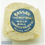 The Nassau ‘Best Ball’ Golf Ball - wrapped square dimple golf ball c/w makers Edwards & Walker Co