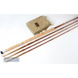 Fine J S Sharpe Ltd Aberdeen Spliced Scottie Brand salmon fly rod made for Farlow – 13ft 3pc line 9#