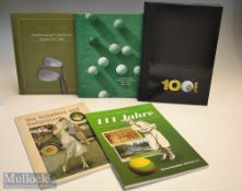 Collection of interesting European Golf Club centenary and history books (5) “100 Jahre