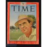 Sam Snead – 1954 Time Magazine Cover - featuring Sam Snead dated June 21 1954 Atlantic Edition – see