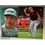 Langer^ Bernhard golf books signed (2) - “My Autobiography” 1st ed 2002 signed on publishers