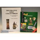 2x Good Cross Selection of Golf Collecting Reference Books one signed – incl Shirley and Jerry