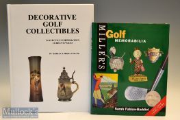2x Good Cross Selection of Golf Collecting Reference Books one signed – incl Shirley and Jerry