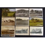 Selection of various Scottish Highlands interesting golfing scene and golf club postcards from