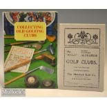 2x interesting “Collecting Golf Club” reference books – Alick A Watt signed “Collecting Old