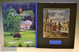 2x very important Belgium Golf Club History Books one signed – notably “Serendipity of Early