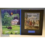 2x very important Belgium Golf Club History Books one signed – notably “Serendipity of Early