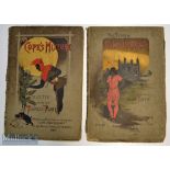 2x early Copes Tobacco Smoke Room Booklets c1893 – both with Cope’s Tobacco “Humours of Golf”