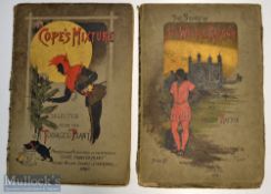 2x early Copes Tobacco Smoke Room Booklets c1893 – both with Cope’s Tobacco “Humours of Golf”