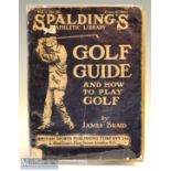 Braid^ James - “Golf Guide and How to Play Golf” 1908 Spalding Athletic Library Vol.1 No10 with