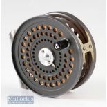 Orvis C F O IV 3 1/8” trout fly reel made by Hardy with perforated body and foot^ U shape line