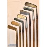Collection of interesting putters (7) Tom Stewart straight blade^ Youds Hoylake Gem^ Cochrane’s