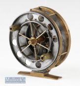 Early Allcock Aerial 3 ½” centre pin reel with BP line guide^ optional calliper check^ stamped