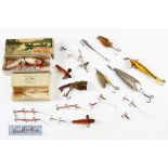 Pflueger ‘Pal-O-Mine’ Jointed Minnow measures 4 ½” in length^ in original box^ plus Bruce and Walker