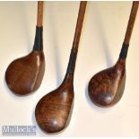 Selection of good size golf woods (3) – McDowell Turnberry large head shallow face driver small