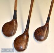 Selection of good size golf woods (3) – McDowell Turnberry large head shallow face driver small
