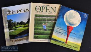 3x US Major and Other Golf Tournament Programmes (3) – 1955 Canada Cup Double Programme to include