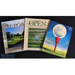 3x US Major and Other Golf Tournament Programmes (3) – 1955 Canada Cup Double Programme to include