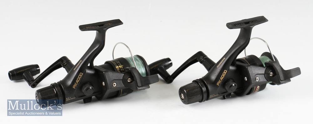 2x Shimano FX 4000 spinning reels both very lightly used (G) - Image 2 of 2