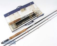 Interesting cased combination travel rod kit and carbon trout fly rod (2) – Argus Model no. 825 “