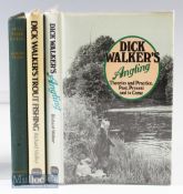Walker^ Richard – Still Water Angling 1953 1st edition^ together with Dick Walker’s Trout Fishing