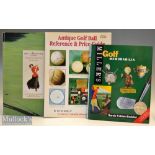 Golf Ball and Golf Memorabilia Reference Books (3) – Leo Kelly signed – “Antique Golf Ball Reference