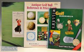 Golf Ball and Golf Memorabilia Reference Books (3) – Leo Kelly signed – “Antique Golf Ball Reference