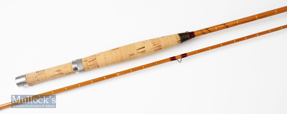 Fine Hardy Alnwick England “J J H Triumph” Palakona fly rod serial number H390712 – 8ft 6in 2pc - - Image 2 of 2