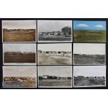 Collection of Gullane golf links postcards from 1950/70s (9) – to incl 4x No.1/West Links Golf