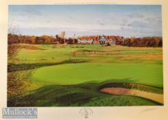 Baxter^ Graeme (After) signed: “2001 Open Golf Championship – 15th Green Royal Lytham & St Anne’s