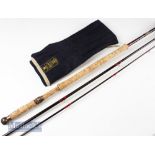 Good Hardy’s England “The Graphite Salmon Fly De-Luxe” rod – 15ft 4in 3pc line wt 10#^ Fuji lined