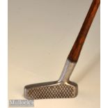 George Johnson West Runton GC^ Cromer centre shafted narrow metal mallet head stymie putter –