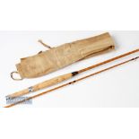 Fine Hardy Alnwick England “J J H Triumph” Palakona fly rod serial number H390712 – 8ft 6in 2pc -