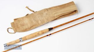 Fine Hardy Alnwick England “J J H Triumph” Palakona fly rod serial number H390712 – 8ft 6in 2pc -