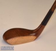 Immaculate Laurie Auchterlonie St Andrews light stained persimmon semi longnose socket neck putter –
