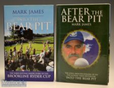 James^ Mark - Ryder Cup - golf signed books (2) – “Into The Bear Pit” publ’d 2000 and signed by Mark