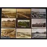 Interesting collection of St Andrews golfing postcards reflecting the period from 1910 through to