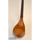 Interesting Crosthwaite and Lorimer light stained persimmon bulger driver c1895 – fitted with 43”