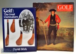 Stirk^ David Golf Books (2) – “Golf: The Great Clubmakers” 1st ed 1991 – c/w dust jacket appears