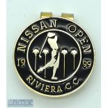 1999 Nissan International Golf Tournament enamel money clip – made for the players – played at the