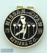 1999 Nissan International Golf Tournament enamel money clip – made for the players – played at the