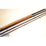 Fine Abu Garcia Accuflex carbon salmon fly rod: 15ft 4pc - line 10/11# - fuji style lined guides