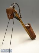 Osmond's Patent Automaton Golf Club Caddie c1893 – c/w makers brass plaque^ original leather