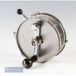 Allcock’s Commodore 6” stainless steel big game reel with counter balance handle^ line guide^