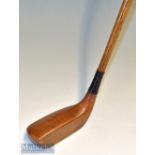 Fine R Forgan St Andrews Pat beech wood Forganite rectangular drop down crown putter – with