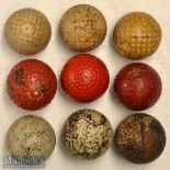 Fine Craig Park Co. Ltd “Craigpark Mono” red dimple golf ball c1927 – genuine red ball with very