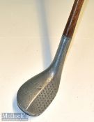 Rare and unusual MacGregor Dayton Ohio alloy metal rescue style golf wood – 27 degrees with rocker