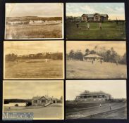 Selection of Aberdeenshire and Perthshire golfing scene postcards from the early 1900s to the